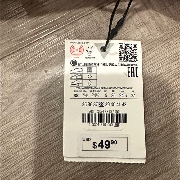 Zara Blush Strappy Heels - Picture 6 of 6